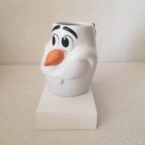 Disney Olaf Frozen 3D Dimensional 18oz Coffee Mug Cup White Orange Brown